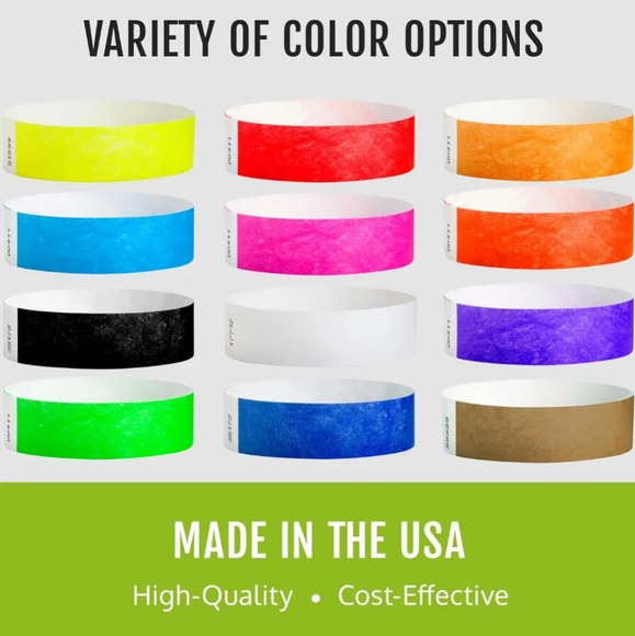 Security Wristband Bands for Selling lot of 100 - Picture 4 of 4